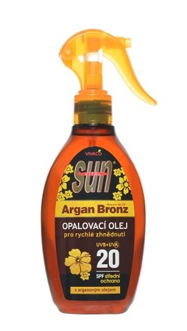 Opalovací mléko s Argan Oil OF 20 200ml pumpička - Zahradní a sezónní produkty Opalování